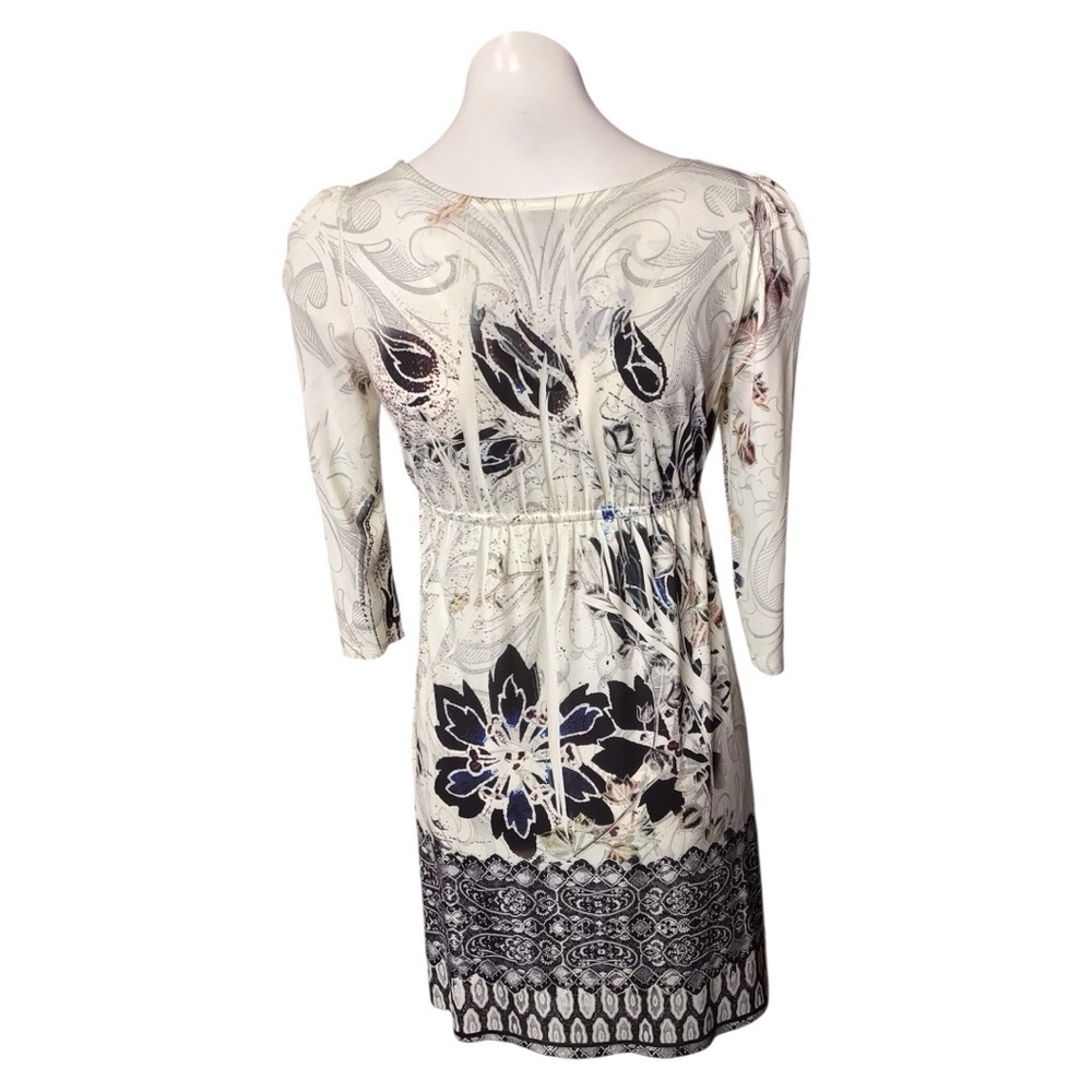 S-Twelve Abstract Patterned Dress - Picture 2 of 5
